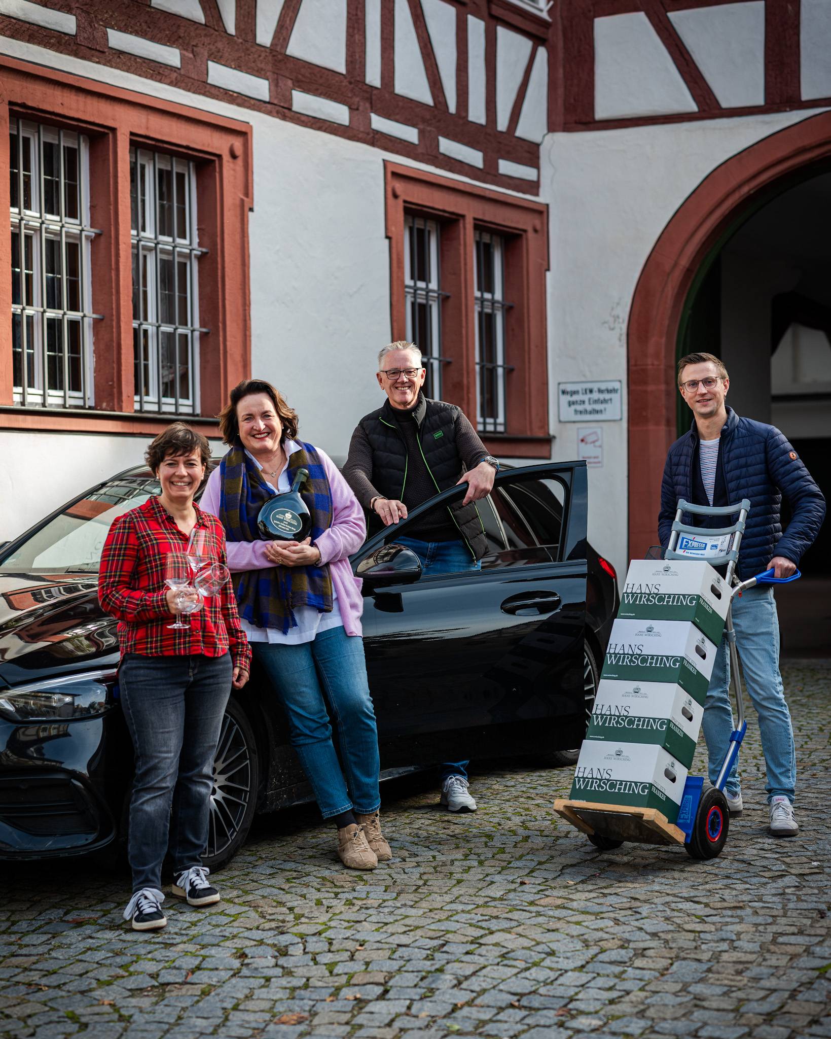 Sylvia, Georg und Julius, Vinothek-Team